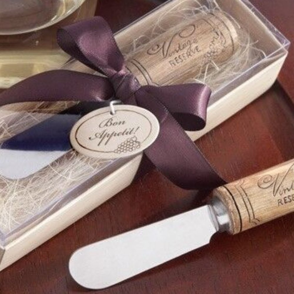 Set of 2 Kate Aspen Vintage Reserve Spreader With Wine Cork Handle